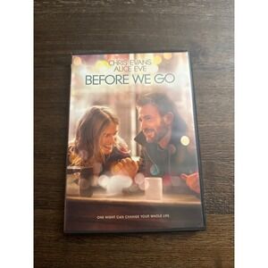 Before We Go DVD Chris Evans Alice Eve Romantic Drama Movie PG-13 2014